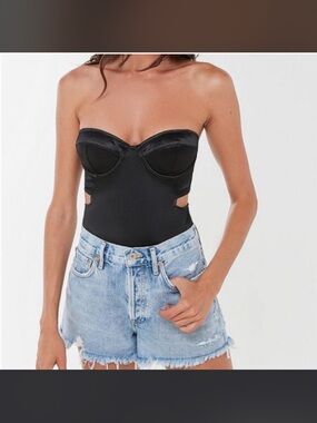 Urban Outfitters satin bodysuit